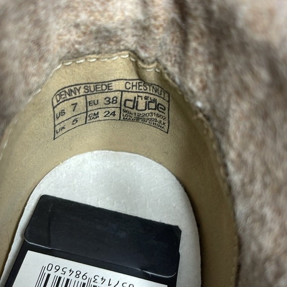 Hey Dude NWT Chestnut Denny Suede Slip-On Booties Lightweight Moc Toe Comfort 7 - Picture 8 of 10